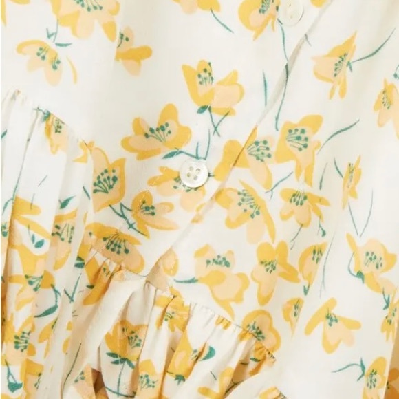 Rails Floral Print Button Front Midi Dress - Picture 4 of 6